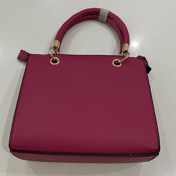 MALIBU SKYE Vegan Leather Fuchsia Pink Bag - Picture 9 of 9